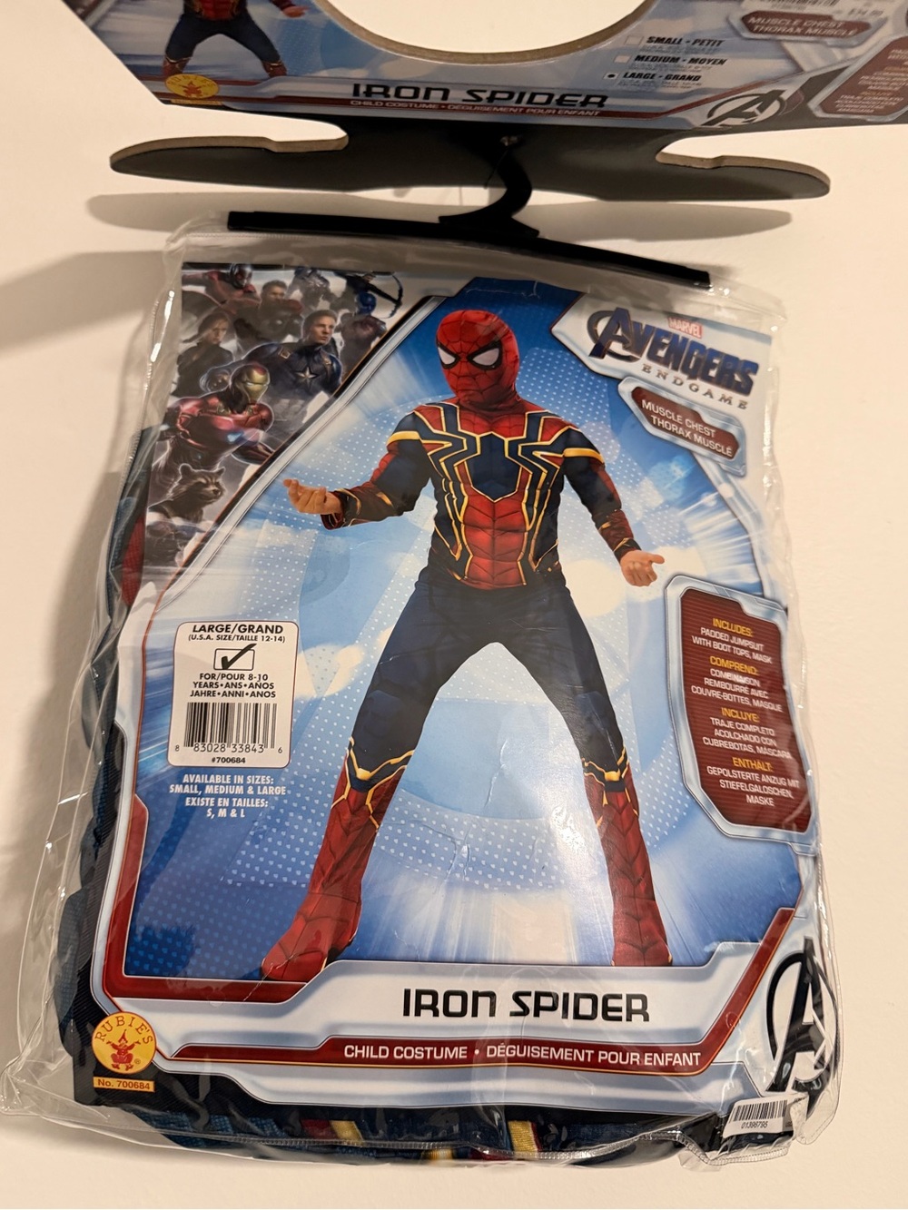 Marvel Iron Spider Kids Costume - Red, Blue & Gold